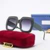 Luxusdesigner Sonnenbrille für Männer Frauen Square Halbrahmen Pilot -Brillen Klassische Mode Eimerar Hochqualität Lunettes de Sole294b