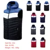 Hommes Épissage Gilet Vers Le Bas Manteau Tendance De La Mode Coupe-Vent Chaud Épaissir Veste Puffer Designer Hiver Luxe Pain Gilet Puff Vestes Pour Homme