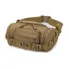 Tactical Waist Pack Fanny Bag Crossbody Shoulder Messenger Pack Outdoor Hunting Vandring Multifunktionell Storage Bag