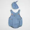 Säuglingskleidung Baby Strampler Jungen Unisex Kinder Mädchen Overalls geboren Kleidung Denim Baby Jungen Strampler Lose Kleinkind Overall 210728