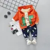 3 pièces garçons vêtements ensemble coton printemps sweat à capuche bébé vêtements automne dinosaure tenues infantile vêtements de sport enfants Costume Costume