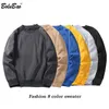 Bolubao Fashion Merk Mannen Hoodie Sweatshirt Lente Herfst Heren Sweatshirt Hoodies Heren Effen Kleur Lange Mouw Hoodies Top 210818