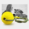 4PCS Dog Rope Ball Eva Gummi Interaktivt Pet Chewing Training Bite Toys 211111