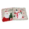 Federa per cuscino Fodere per cuscino natalizi Stampa squisita Natale per decorazioni per la casa per feste 46x46 cm TB Vendita