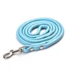 PU Leather Dog Leash Candy Color Cute Puppy Walk Leashes Hook Pet Dogs Supplies Will and Sandy