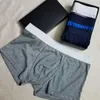 boxer da uomo Mutande 1 scatola = 3 pezzi Pantaloncini da uomo classici sexy Intimo Intimo traspirante Sport casual Confortevole boxer natalizio di taglia asiatica