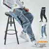 Männer Cargo Hosen Jogger Denim Baggy Harem Streetwear Männer Outdoor Casual Mode Hosen Plus Größe Hip Hop Jeans Hosen Männer m-8XL H1223