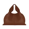 French Brand Niche Design Cloud Bag Leather Messenger Hand Cowhide Dumpling84486422315651