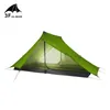 3F UL Gear Tent 2 Persons Outdoor Ultralight Camping Tält 3 Säsong Professional 20D Nylon Both8299487