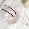 Curto pequeno coração vermelho choker simples temperamento líquido amor pérola cadeia colar corda colares mulheres casamento jóias