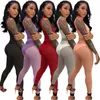 Kvinnor Sheer Yoga Byxor Set 2022 Designer Sexig Mesh Kläder Pit Bar Bär Top Leggings 3 Piece Solid Color Sports Suit