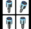 BC77A Bluetooth 5.0 FM-Transmitter, freihändiger kabelloser Musik-Player, LED-Licht, QC3.0, intelligente Dual-USB-Anschlüsse, Auto-Kit, unterstützt U-Disk