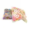 Lot de 100 pièces de corde tressée, taille 3.7CM, fil de téléphone, accessoires pour cheveux, gomme en caoutchouc pour femmes et filles