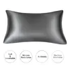 2pcs Silk Satin Pillowcases Mulberry Pillow Case Queen Standard King for Hair and Skin Hypoallergenic Pillowcase Cover206q