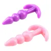 Vuxen sexleksaker G Spot Analproppar Vuxen Produkt Anal Bead Plug Gelé Leksaker Sexprodukter Butt Plug för män Kvinnor