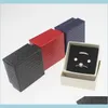 Verpackung Schmuck5 5 3 cm Ohrringe Ring Kleine Halskette Display Box Weihnachtsgeschenk Schmuckschatullen Drop Lieferung 2021 Wfh3J235C