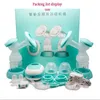 Hela NCVI Ny stor sug Dubbel elektrisk bröstpump Baby Feeding BPA Bröstmjölkpump XB8617II2627676