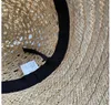 Fashion Straw Bucket Hat Sun Cap for Women Designer Fisherman Caps with belt Beanie Casquettes fishing buckets hats patchwork High211d