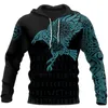 Viking The Raven of Odin Tattoo Printed Men hoodies Harajuku Fashion Hooded Sweatshirt Autumn Unisex hoodie sudadera hombre LJ200918