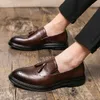 Mannen schoenen mode lage hak pu lederen mannelijke casual comfortabele stijlvolle klassieke loafers schoenen voor heren