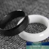 Fashion wide 6 mm black white Rings Space ceramic jewelry ring Wholesale simple tail ring of men and women party accessories Factory price expert design Quality