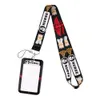 20pcs/lot J2528 Cartoon Cute Dog Nurse Keychain keys Badge ID Phone Rope Accessories Lanyard With Card Holder Cover