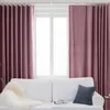 Europa Aksamitna Zasłona Blackout do Salonu Sypialnia Niebieski Purpurowy Solid Curtain Okno Leczenie Dla Dzieci Pokój Custom 210913