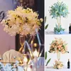 60-80 CM Tall Wedding Decoration Flower Vase Metal Stand Aisle Ornaments Geometry Guide Props Birthday Party Table Centerpieces Floral Plinth Display Iron Rack
