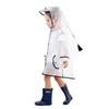 Transparent vattentät barnens regnrock Eva Rain Coat Girls Windproof Poncho Kindergarten Kids Baby Rainwear Rainsuit Y200324