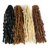 Borboleta Locs Hair 18inch longos Extensões de crochet sintéticas Dois comprimento Diferente Pré Enroscado Ombre Bug Spoted Knots Gancho de Crochê 2021 Modas Estilo Dreadlocks