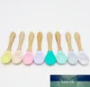 Baby Bamboo Training Spoons Organic Soft Kid Feeding Silicone Tip Spoon Scoop Easy Grip Handle Toddlers Infant Gifts SEA SHIPPING OWC7115 Factory price expert