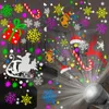 Stringhe colorate 16 modelli Proiettore laser natalizio Lampada per decorazione atmosfera per feste in discoteca Anno luce per esterni