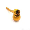 Smoking pipes spot portable metal creative small smoke pot aluminum alloy mini 96mm gourd pipe