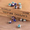 30pcs Cloisonne Filigree Fancy Enamel Round Beads 8mm DIY Jewelry Making Earrings Necklace Bracelet Accessories Wholesale