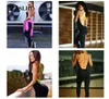 2019 Abbigliamento sportivo monopezzo BacklSport Tuta da allenamento per donna che corre stretto Abbigliamento sportivo da ballo Palestra Yoga Donna Set X0629