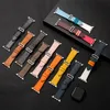 Applicable to Apple Watch strap head layer leather pin buckle style iwatch1 2 3 4 5 6 SE 38-40mm 42-44mm Leather Watch Bands