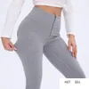 Abiti da yoga Pantaloni modellanti lavorati a maglia a vita alta Moda donna Butt Lift Slim Sport
