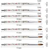 UV Tırnak Kalem Fırçası Farklı Boyutları Fototerapi Kalemler Profesyonel Salon veya Ev Kullanımı için Uygun Jel Çivi Fırçaları