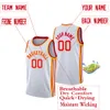 Męskie koszulki do koszykówki Atlanta Make własne koszulki sportowe Koszulki Spersonalizowane Nazwa zespołu i Numer Szyte 01