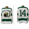 Vero 001 vero ricamo completo 1954 North Dakota Sioux Jersey 001 Stitched Fighting Sioux DAKOTA Jersey o personalizzato con qualsiasi nome o numero3916443