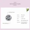 WOSTU Spring Flower Rose Beads 925 Sterling Silver Clear CZ Charm Fit Bracciale originale Ciondolo Gioielli in argento 925 fai-da-te CQC1189 Q0531