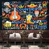 Tapety Koncepcja Koncepcja Pocztówka Kraj Muzyka Obraz Restauracja Dekoracje Przemysłowe Tapety Bar Tło Papier ścienny Mural