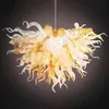 핸드 블로우 샹들리에 램프 거실 침실 에너지 절약 조명 사용자 정의 미국 빛 그물 여러 가지 빛깔의 램프 노르딕 홈 장식