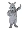 Costumes de mascotte de rhinocéros Halloween robe de soirée fantaisie personnage de dessin animé carnaval noël anniversaire adultes tenue taille adulte Halloween