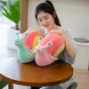 50cm Soft Cartoon Snails Plush Toys Lovely Animal Pillow Rainbow Snail Baby Doll Sofa Cushion Cute Birthday Gift for Girls