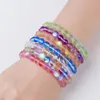 Braccialetti con ciondoli in rilievo con fili elastici in pietra di energia naturale da 8 mm per donne uomini gioielli colorati con bracciale sportivo per yoga