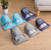 Shoes Storage Bags Storage Dust Bags Shoe Bag Home Thicken Storage Bag Non-woven Dust Bag Drawstring Pocket 5 Colors