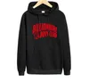 Mäns sweatshirts Brev Utskrift Ribbed Långärmad 5 Färger Pullover för höstdesigner Hoodies