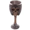 Skull Knight Helmet Goblet 3D Skull Head Beer Mug Personalized Skull Spirit Cup Stainless Steel Halloween Party Bar Drinking Cup cYL0165