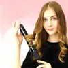 Curling Ferro com Tourmaline Cerâmica de Revestimento Cabelo Curling Varinha Com Anti-escaldante Dica Isolada Cabelo Salão Curler Waver Maker 211224